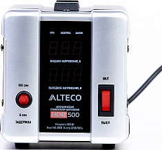 Автоматический стабилизатор напряжения Alteco HDR 500 вид спереди
