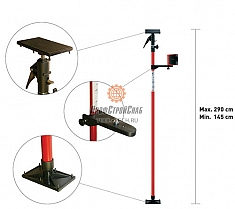 Функциональность распорной штанги Leica CLR290