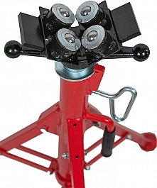 Голова V-образной четырехроликовой складной регулируемой опоры для труб Remmers Atlant 1/8-12 Голова V-образной четырехроликовой складной регулируемой опоры для труб Remmers Atlant 1/8-12