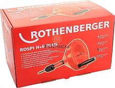 Упаковка ручной вертушки для прочистки труб Rothenberger Rospi 10 H+E Plus